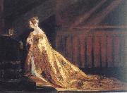 Queen Victoria in her Coronation Robes Charles Robert Leslie